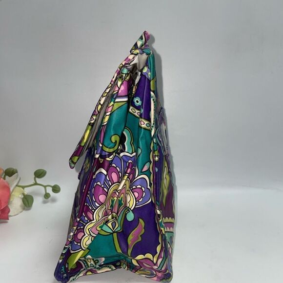 Vera Bradley Colorful Paisley Print Lunch Bag - Picture 4 of 9